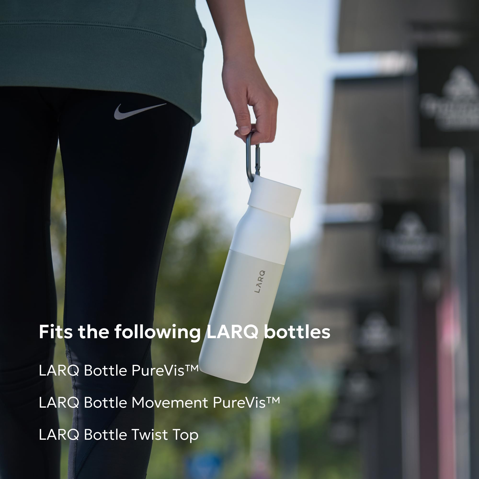 LARQ Active Loop - Bump Protector for Your Cap with Easy Carry Carabiner, Black - Image 3