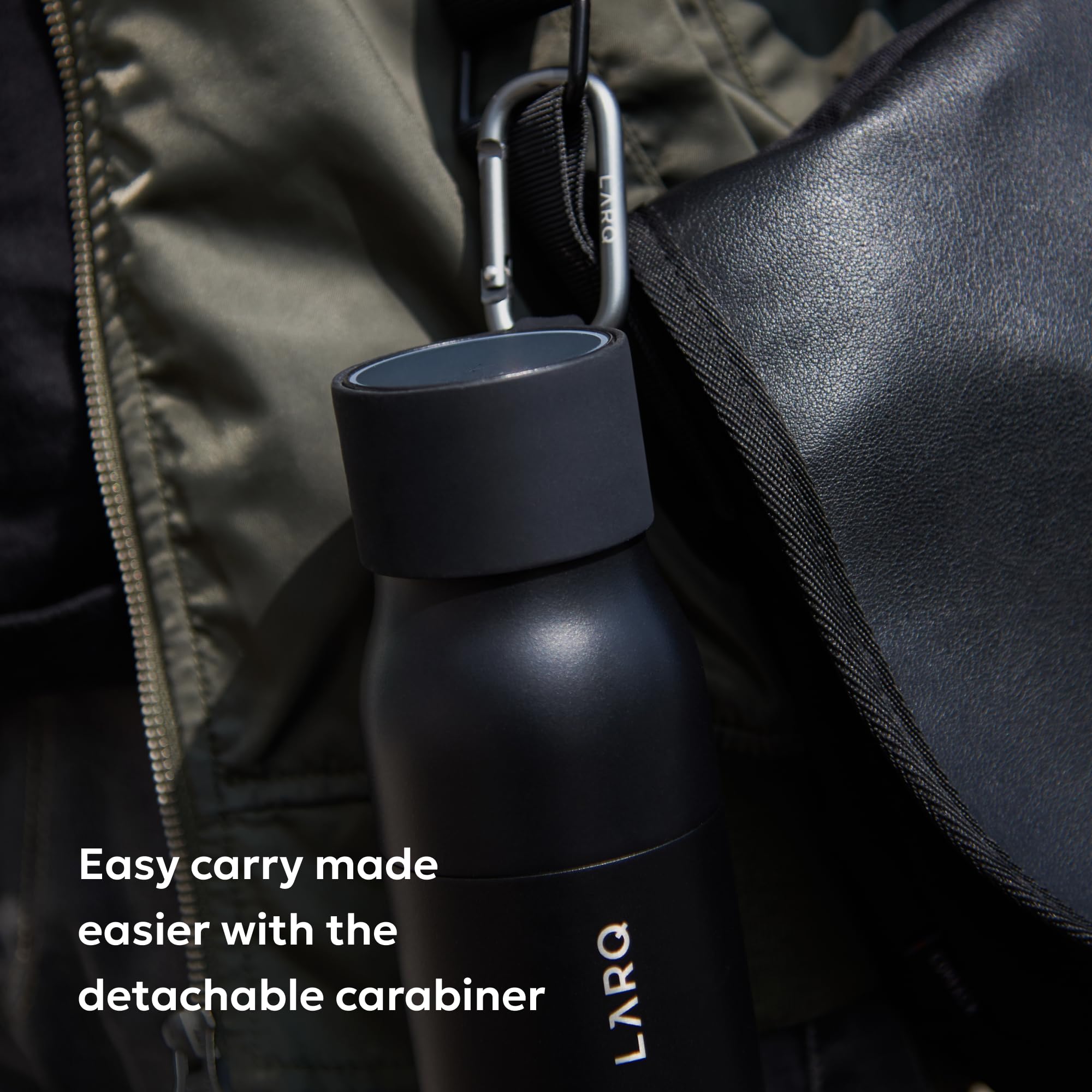 LARQ Active Loop - Bump Protector for Your Cap with Easy Carry Carabiner, Black - Image 5