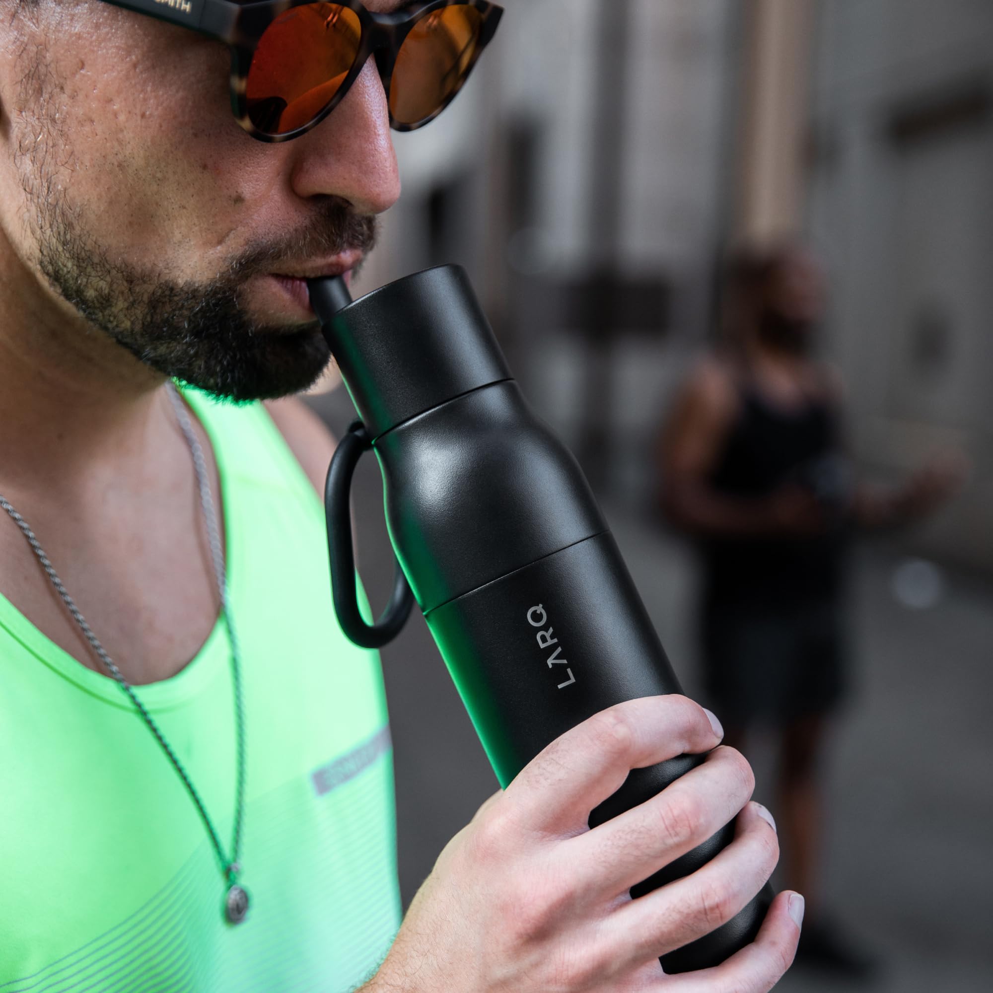 LARQ Holiday Bundle Set Bottle Filtered Insulated Water Bottle 17oz + 25oz | Reusable Bottles, Travel Friendly, BPA Free - Image 9