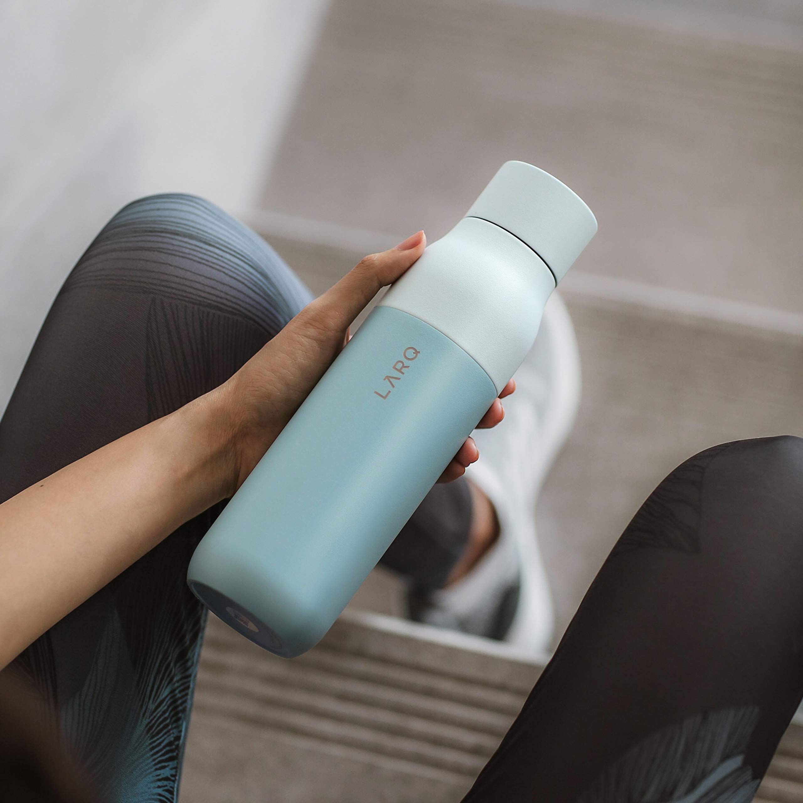 LARQ Holiday Bundle Set Bottle PureVis, Self-Cleaning Water Bottle 17oz | Reusable Bottles, Travel Friendly, BPA free - Image 6
